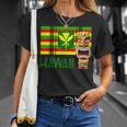トライバル カナカ マオリ ポリネシア ティキ マスク トーテム Tシャツ 彼女への贈り物