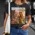 トロピカル ビーチ 夏 ミーム ジョーク トゥン サフール ジョン ポーク 面白い Tシャツ 彼女への贈り物