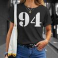ナインティフォー 数字 94 ナンバー Tシャツ 彼女への贈り物