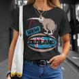 ニュージーランド キウイ ラグビー コミック イラスト 旗 シンボル Tシャツ 彼女への贈り物