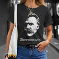 ニーチェ・ザラトゥストラ-ユーバーメンシュ哲学-超人 Tシャツ 彼女への贈り物