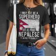 ネパール ネパール国旗 誇り高きネパール Tシャツ 彼女への贈り物
