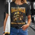 ハロウィンメカかぼちゃロボットsfホラー Tシャツ 彼女への贈り物