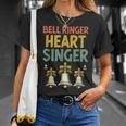 ハンドベル 奏者 合唱 面白い ハンドベル 楽器 Tシャツ 彼女への贈り物