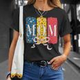 バスケットボールママコケットボウバスケットボールボール柄母の日 Tシャツ 彼女への贈り物