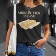 バター愛好家 塩漬けバター スティックオブバター 面白いバター Tシャツ 彼女への贈り物