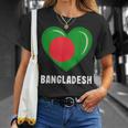 バングラデシュ国旗シャツ Tシャツ 彼女への贈り物