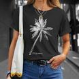 パームビーチウェア サーフィンウェア アロハ レトロ パームツリー Tシャツ 彼女への贈り物