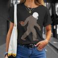 ビッグフット アメフト おもしろい サスカッチ アメリカンフットボール Tシャツ 彼女への贈り物