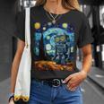 ビンテージロボットアート ゴッホ おもちゃ ロボットビルダー ロボティクス 長袖tシャツ Tシャツ 彼女への贈り物