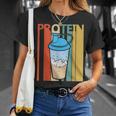 ビンテージ・スタイル タンパク質 Tシャツ 彼女への贈り物