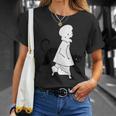 ピエロと猫、オーブリー・ビアズリー作のセント・ポールズ1893年 Tシャツ 彼女への贈り物