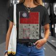 フライングタイガース飛行隊 第二次世界大戦 血のチット ミリタリーtシャツ Tシャツ 彼女への贈り物