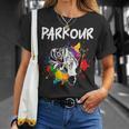 フリーランニング、ストリートワークアウト、フリースタイル、アクロバット、パルクール Tシャツ 彼女への贈り物