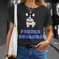 フレンチブルドッグ さん 犬【どうぶつフレンズ】グッズ ゆるくて かわいい イラスト 長袖tシャツ Tシャツ 彼女への贈り物