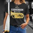 ブラスバンドのユーフォニアム奏者のための面白いユーフォニアムジョーク「 Euphonium Humour 」 Tシャツ 彼女への贈り物