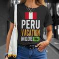 ペルーお土産 旅行 ペルーバケーションモードオン Tシャツ 彼女への贈り物