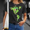 ポーランドボール北米と南米大陸 Tシャツ 彼女への贈り物