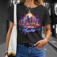 マイアミ シティ メンズ フロリダ 鮮やかな カラフル お土産 マイアミ Tシャツ 彼女への贈り物