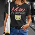 マキ・デュ・オーシュはマキ寿司 巻き寿司 Tシャツ 彼女への贈り物