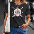 マックスマンシークロスベースボールゲームデー Tシャツ 彼女への贈り物
