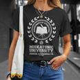 ミスカトニック大学クトゥルフ神話ネクロノミコン Call Of Cthulhu Miskatonic 大学 Tシャツ 彼女への贈り物