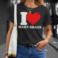 メアリー・グレースという名前が大好きです 長袖tシャツ Tシャツ 彼女への贈り物
