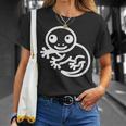ヤモリ ペット好き かわいい アニメ ヤモリ 動物 生き物 Tシャツ 彼女への贈り物