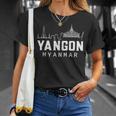 ヤンゴン ミャンマー Tシャツ 彼女への贈り物