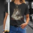 ラガマフィンキャッツ ラガマフィン猫 Tシャツ 彼女への贈り物