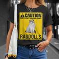 ラグドールの話を始めようかな。子猫猫の飼い主 ラグドール Tシャツ 彼女への贈り物