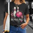 ラブボウリングピンクボール Tシャツ 彼女への贈り物