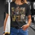 ルーヴル美術館 パリ フランス 芸術作品 Tシャツ 彼女への贈り物