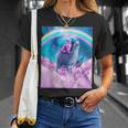 レインボーラマ-キャットラマ Tシャツ 彼女への贈り物