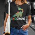 レゴサウルス おもしろ恐竜ザウルス Tシャツ 彼女への贈り物