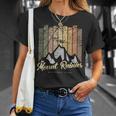 レトロマウントレーニア国立公園 Usヴィンテージマウントレーニア山 長袖tシャツ Tシャツ 彼女への贈り物