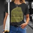 ロゼッタストーン エジプト象形文字 考古学 エジプト学 Tシャツ 彼女への贈り物