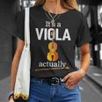 ヴィオラ奏者のためのヴィオラジョークまたはヴィオラミーム面白いヴィオラ 「 It's Aiola Actually」 Tシャツ 彼女への贈り物