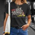 ヴィンテージ ソック モンキー コレクティブ キュート ソック モンキー Tシャツ 彼女への贈り物