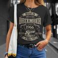 ヴィンテージ還暦伝説 1966年12月 60歳の贈り物 Tシャツ 彼女への贈り物