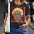 不動明王 金剛乗仏教不動主 日本語 中国語 Tシャツ 彼女への贈り物