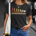 人間の進化 ウェイクアップ 羊 陰謀 理論者 羊 Tシャツ 彼女への贈り物