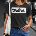 十二十二歳の誕生日 12歳 男の子 12歳の誕生日 女の子 Tシャツ 彼女への贈り物