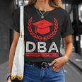 博士 Dba 学生 経営学博士 Tシャツ 彼女への贈り物