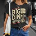 大きなピックルボール ディンク エネルギー ピックルボール パドル スポーツ愛好家 Tシャツ 彼女への贈り物