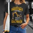 掘削機オペレーター 重機オペレーター重機 Tシャツ 彼女への贈り物