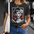日本のゴス 不気味なエモ Y2k 日本ホラー アニメ 漫画 長袖tシャツ Tシャツ 彼女への贈り物