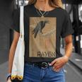 日本妖怪レイヴン 幽霊カラス オニ Tシャツ 彼女への贈り物