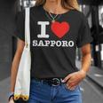 札幌大好き- I Loveapporo Tシャツ 彼女への贈り物