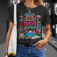 東京 日本 旅行 お土産 都市 ランドマーク 観光 ギフト Tシャツ 彼女への贈り物